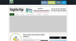 Desktop Screenshot of jornalvarginhahoje.com.br